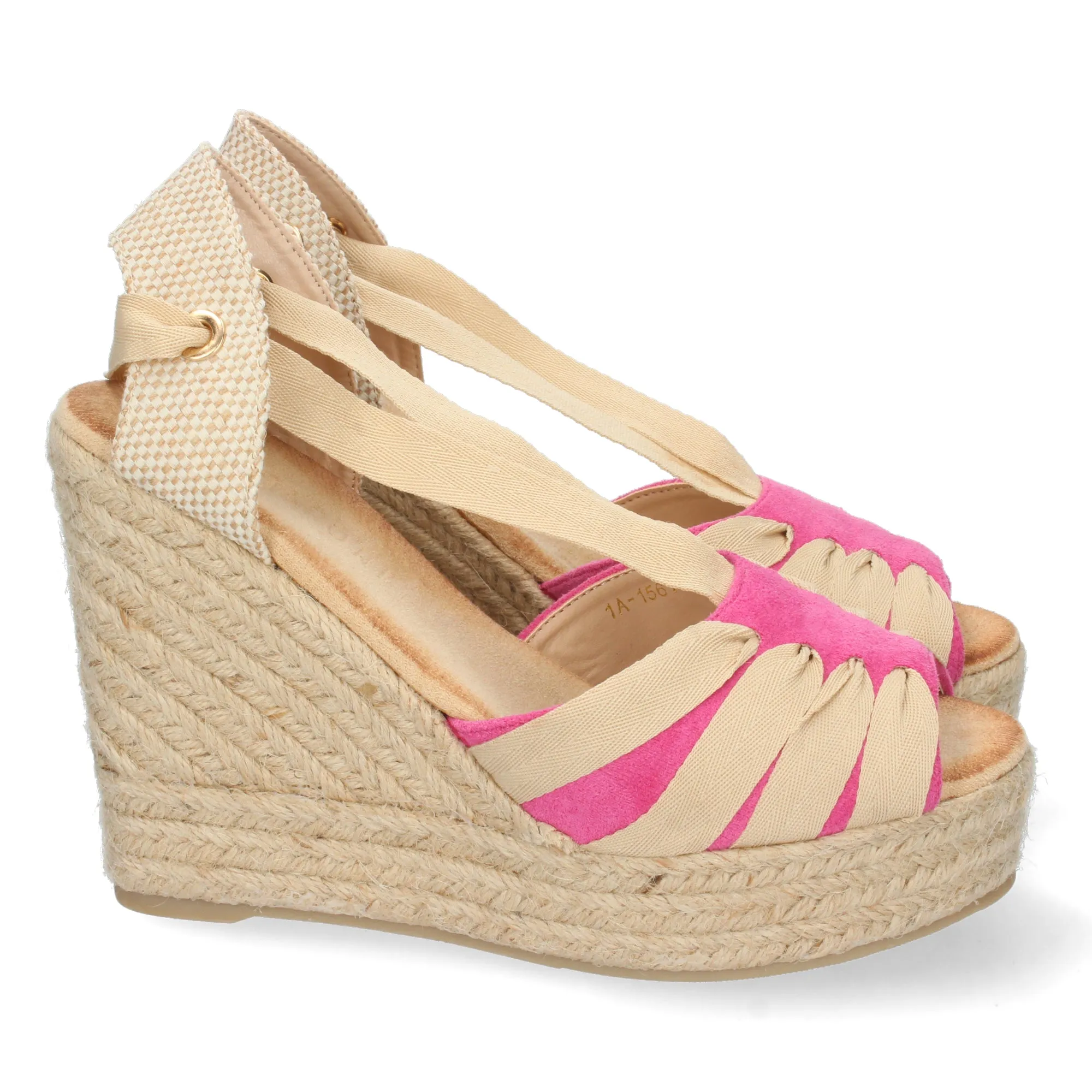 SANDALIA CUñA PRIM  FUCSIA