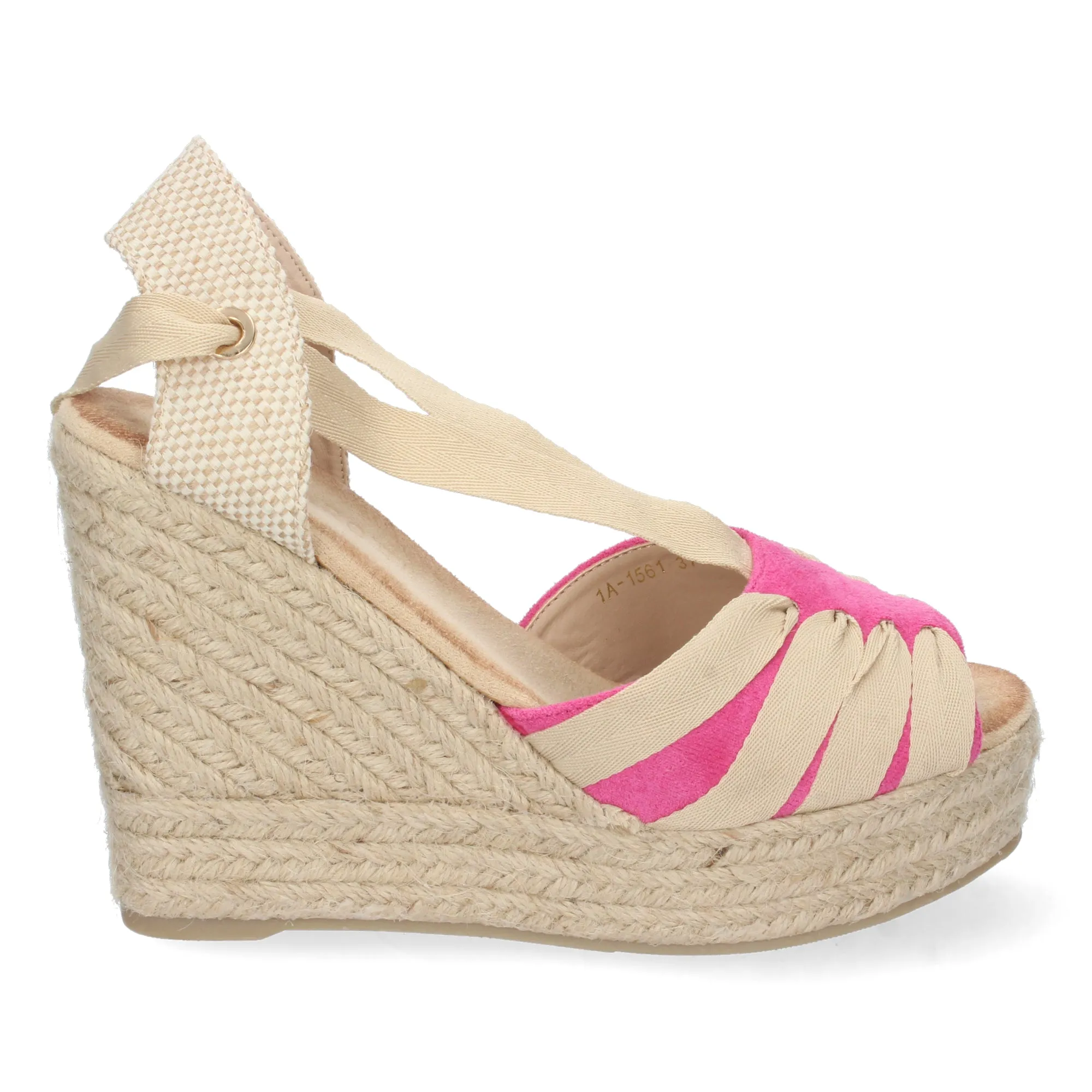 SANDALIA CUñA PRIM  FUCSIA