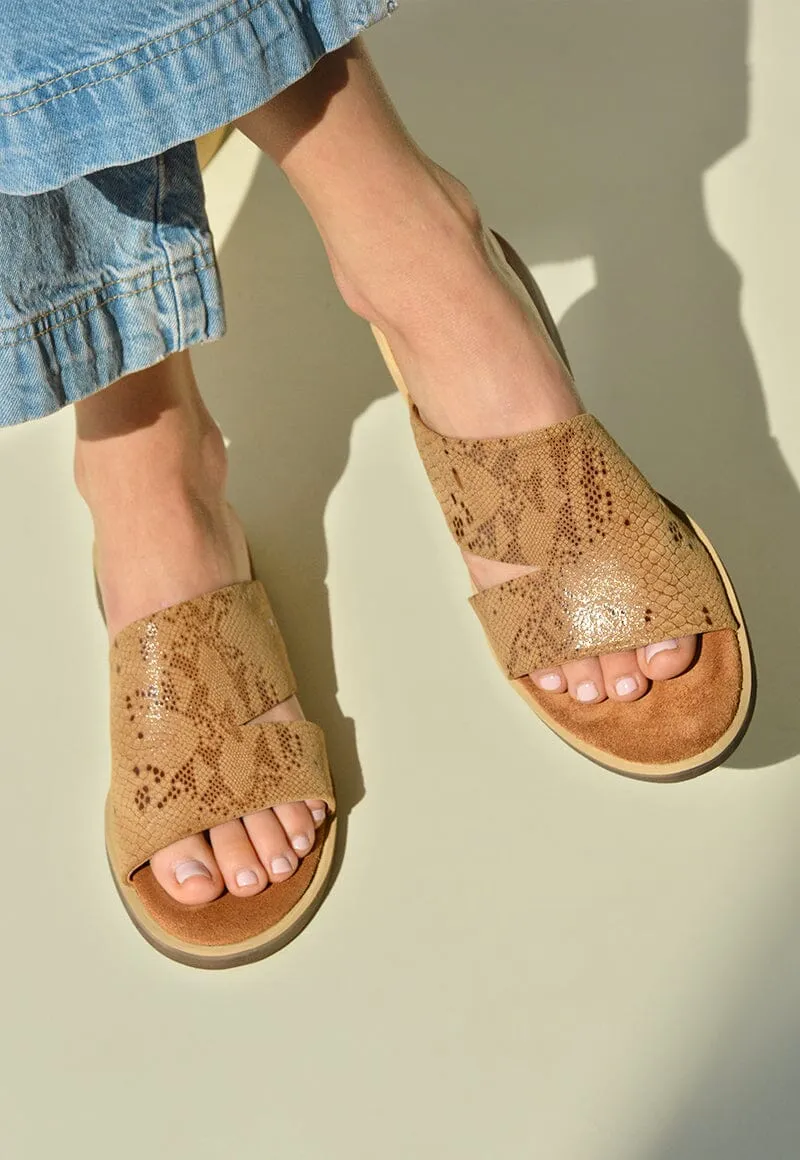 Sandalia Mujer / Lile Camel