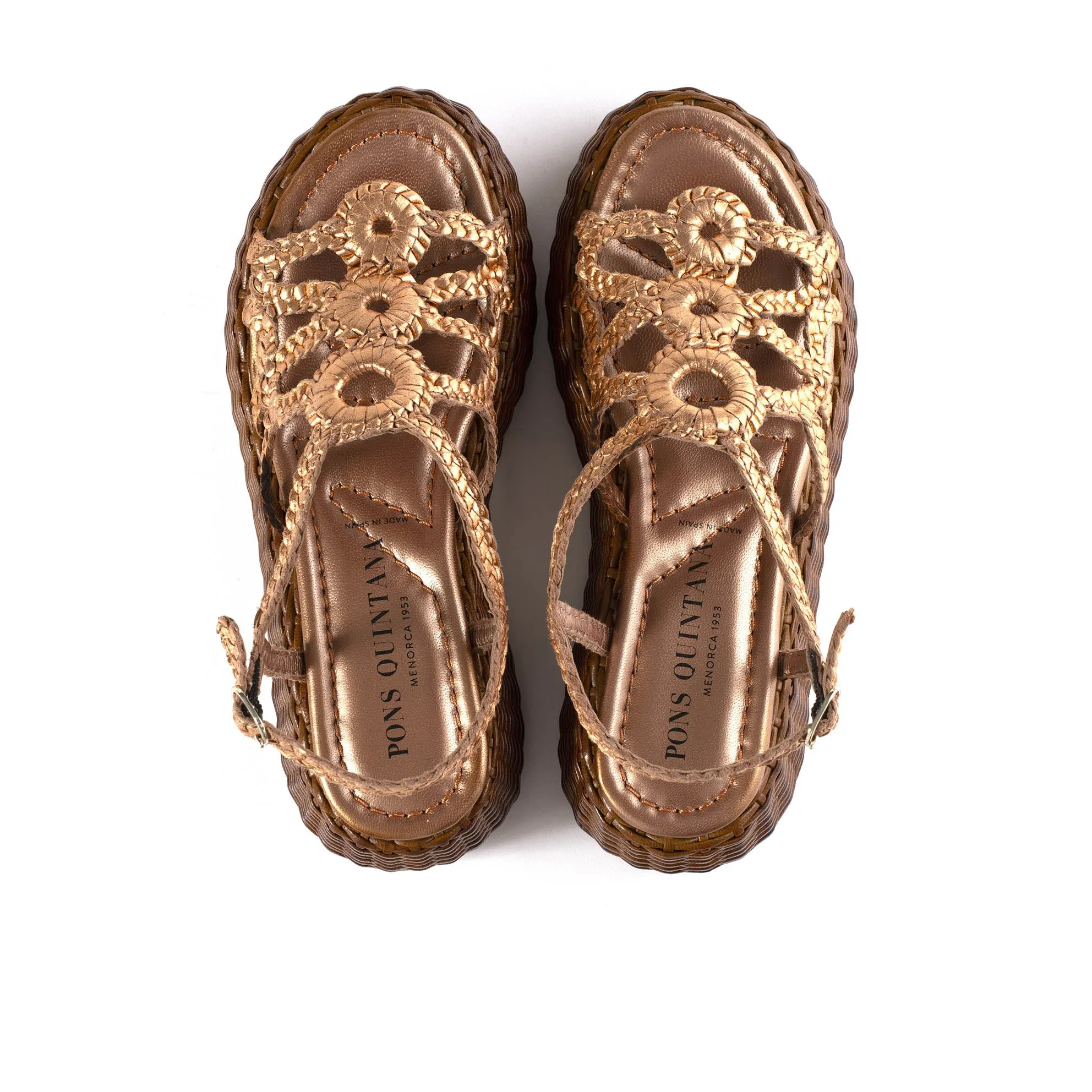 SANDALIA PLATAFORMA MAUI METAL RAME