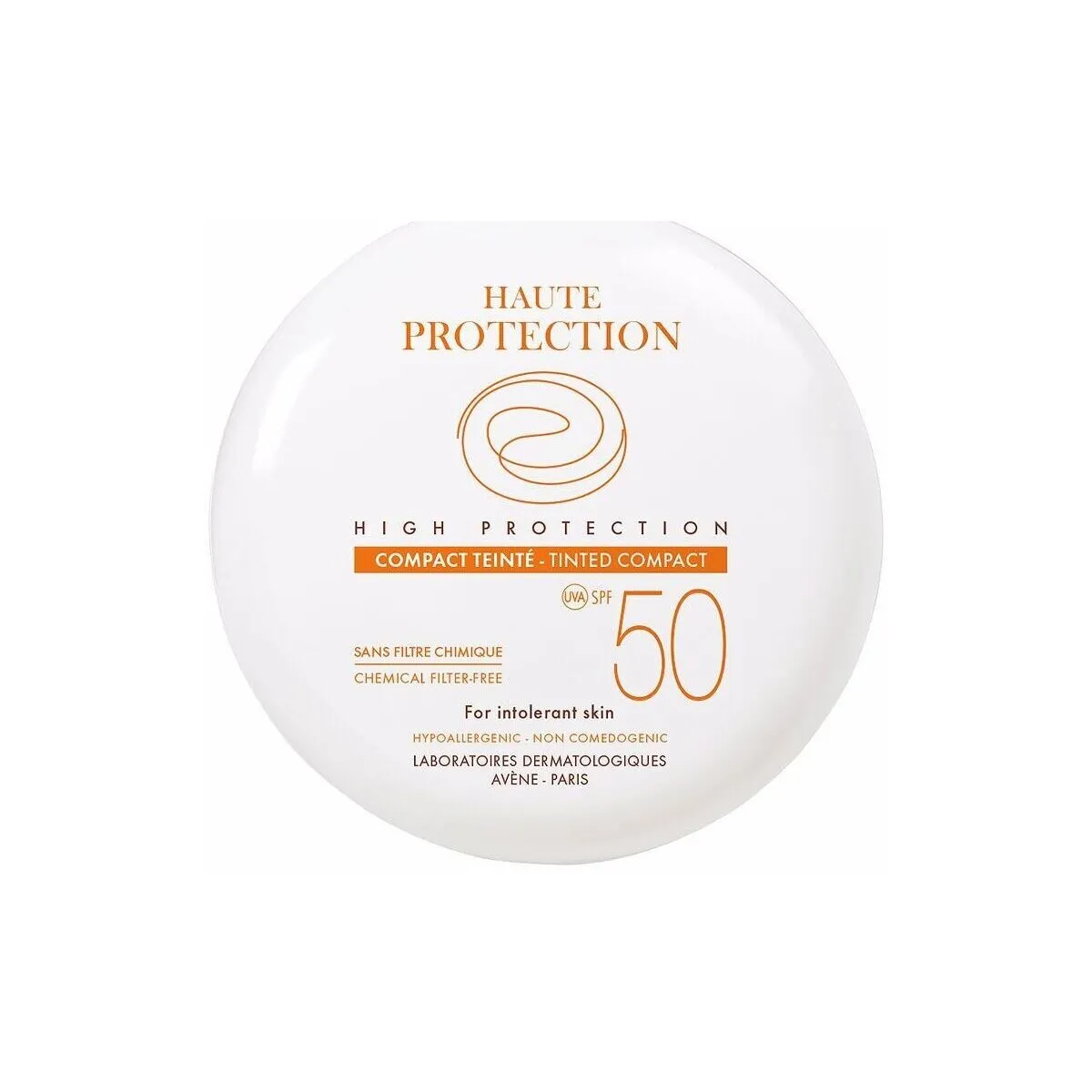 Solaire Haute Protection Compact Teinté Spf50 doré