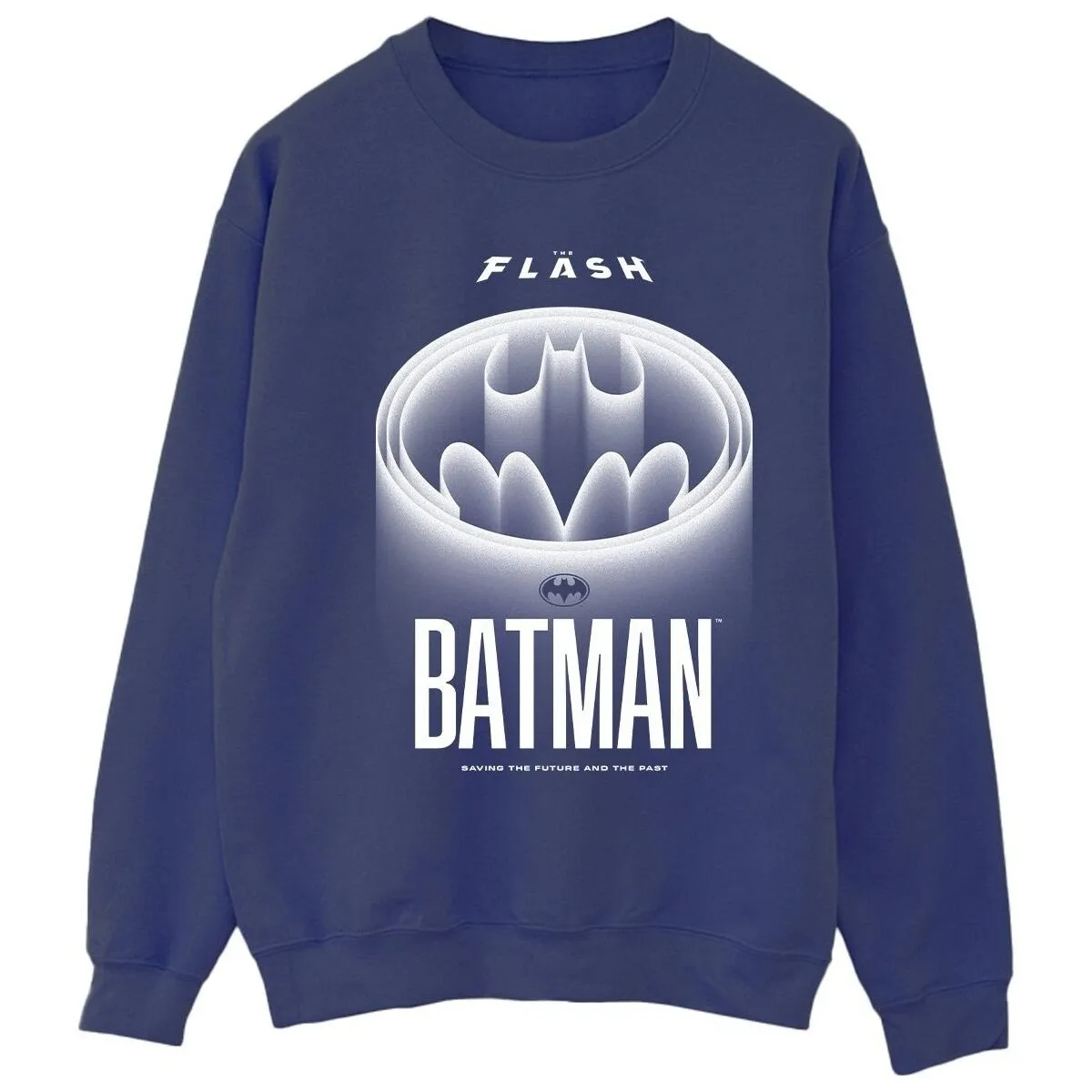 The Flash Batman White Logo