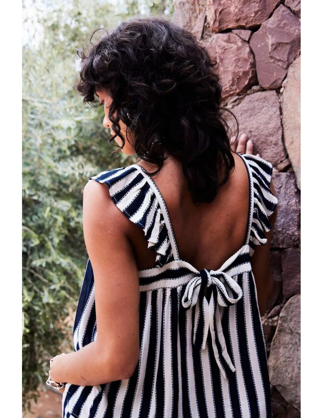 TOP CON ESTAMPADO A RAYAS ICHI MARRAKECH