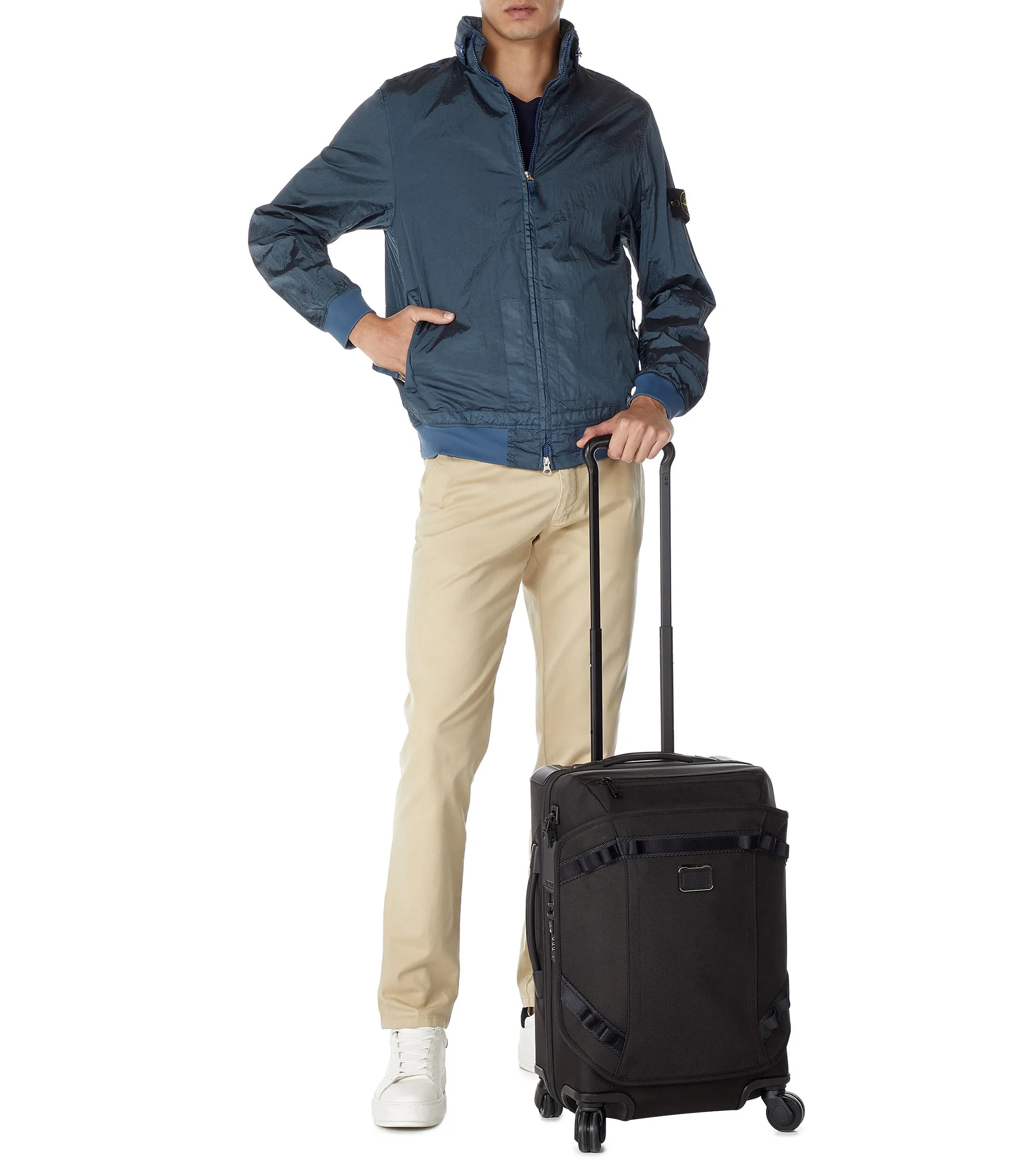 Tumi Maleta de Viaje Alpha Bravo International Frond Lid Expandible Negra