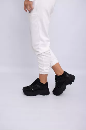 Zapatillas Mujer Plataforma Livianas Tornasolado Moda Art301