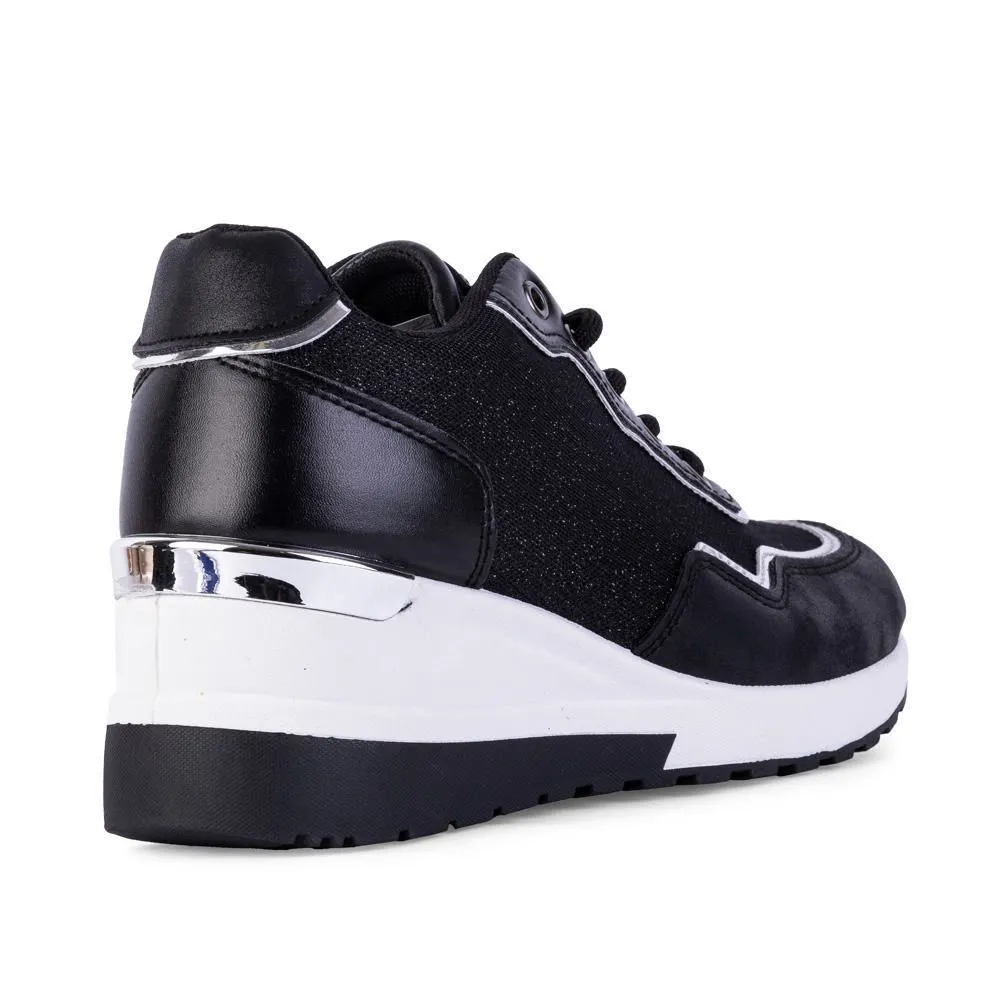 Zapatillas Urbanas Para Mujer Marie Claire Sole Negro
