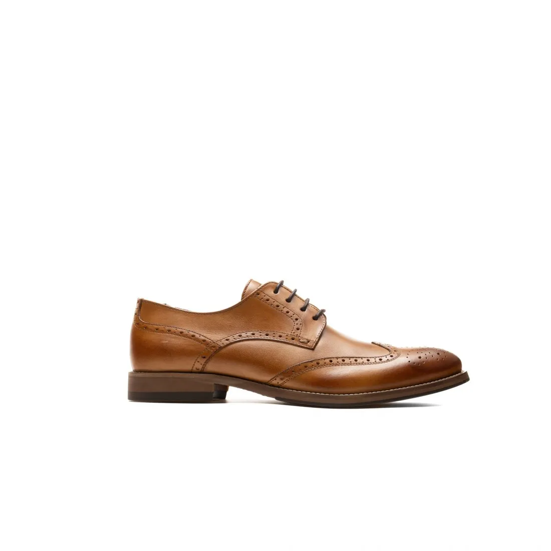 Zapato Formal Tipo Oxford En Cuero  overstate