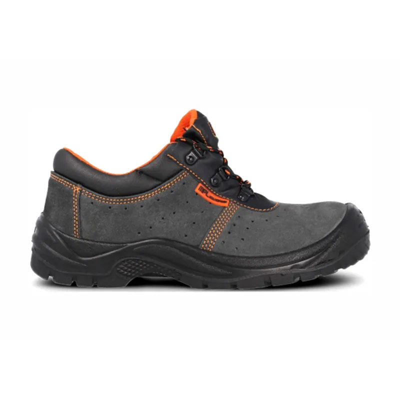 Zapato Mod.ALCANTARILLA de serraje S1P SRC Puntera Metálica.