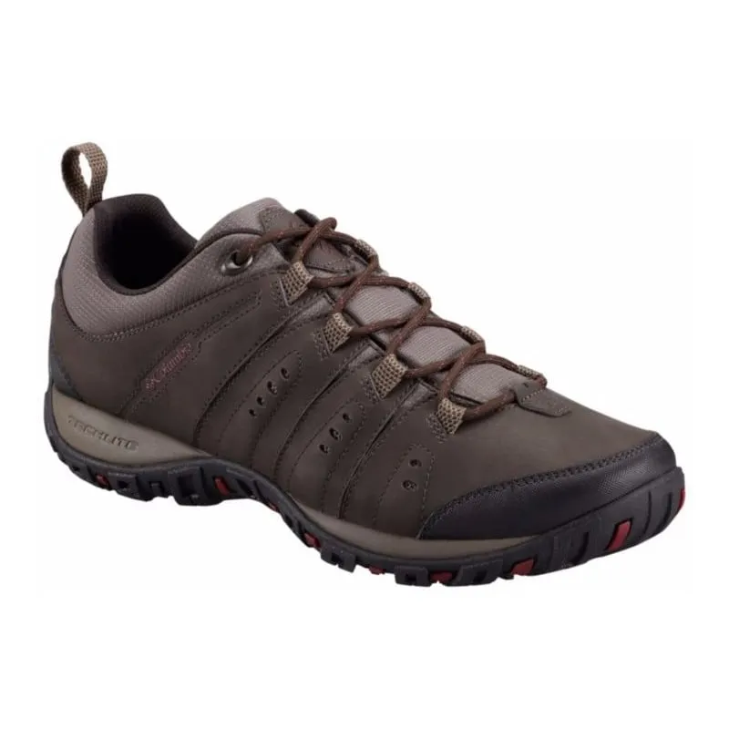  Zapatos de Columbia Woodburn II (cordobán/rojo granate)